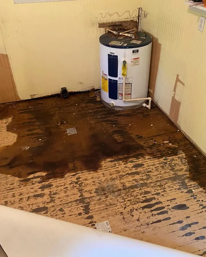 Water heater flood in a High Point, NC home